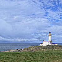 Buy canvas prints of Turnberry lighthouse and Isle of Arran by Allan Durward Photography