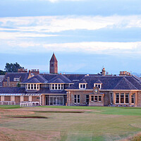 Buy canvas prints of Prestwick GC clubhouse by Allan Durward Photography