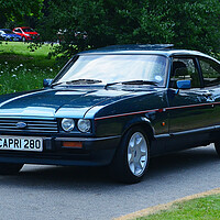 Buy canvas prints of Classic Ford Capri 280 by Allan Durward Photography