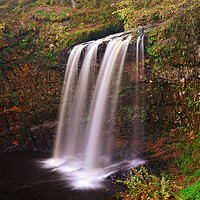 Buy canvas prints of Tranquil waterfall at Dalcairney, Dalmellington by Allan Durward Photography