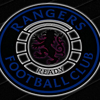 Buy canvas prints of Rangers FC badge by Allan Durward Photography