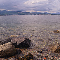 Buy canvas prints of Rocky beach in Inverclyde and Dunoon by Allan Durward Photography