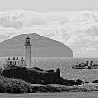 Buy canvas prints of PS Waverley passing Turnberry lighthouse, Ayrshire by Allan Durward Photography