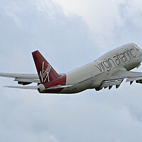 Buy canvas prints of Boeing 747 Virgin Atlantic by Allan Durward Photography