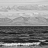 Buy canvas prints of Arran`s mountains viewed from Troon by Allan Durward Photography