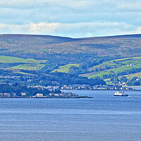 Buy canvas prints of Rothesay bound CalMac ferry by Allan Durward Photography