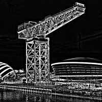 Buy canvas prints of Glasgow Clydeside  (Abstract)  by Allan Durward Photography