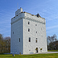 Buy canvas prints of Law Castle, West Kilbride, North Ayrshire by Allan Durward Photography