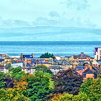 Buy canvas prints of Ayr town building skyline by Allan Durward Photography