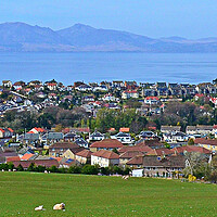 Buy canvas prints of West Kilbride and arran by Allan Durward Photography