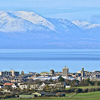 Buy canvas prints of Ayr and Arran view by Allan Durward Photography