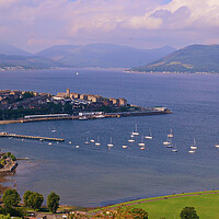 Buy canvas prints of Gourock, Inverclyde, West Coast of Scotland by Allan Durward Photography