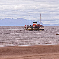 Buy canvas prints of Waverley paddle steamer at Ayr by Allan Durward Photography