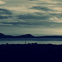 Buy canvas prints of Ayr skyline, Arran and Argyll by Allan Durward Photography