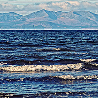 Buy canvas prints of The gorgeously eye-catching mountains on Arran by Allan Durward Photography