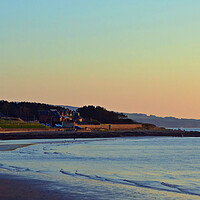 Buy canvas prints of Ayrshire coastal scene at Prestwick at sunset by Allan Durward Photography