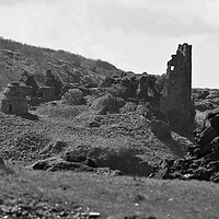 Buy canvas prints of Dunure Castle, South Ayrshire by Allan Durward Photography
