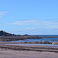 Buy canvas prints of Turnberry lighthouse, beach and Ailsa Craig by Allan Durward Photography