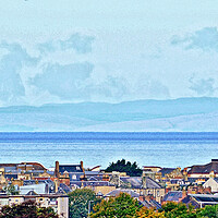 Buy canvas prints of Ayr town skyline by Allan Durward Photography