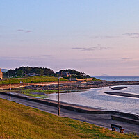 Buy canvas prints of Prestwick shorefront and promenade by Allan Durward Photography