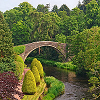 Buy canvas prints of From Robert Burns poetry, Brig o Doon by Allan Durward Photography