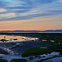 Greenan Shore Ayr , Arran sunset