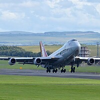 Buy canvas prints of Boeing 747, Queen of the skies by Allan Durward Photography