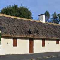 Buy canvas prints of Burns Cottage, Alloway, Scotland by Allan Durward Photography
