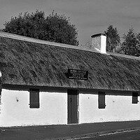 Buy canvas prints of  Burns Cottage, birthplace of Rabbie Burns by Allan Durward Photography