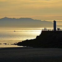 Buy canvas prints of A sunset over the Firth of Clyde by Allan Durward Photography