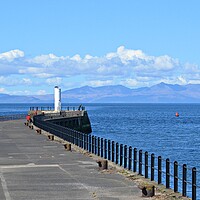 Buy canvas prints of Ayr and Arran, Scotland`s beauty by Allan Durward Photography