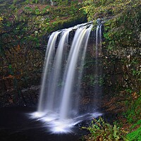 Buy canvas prints of Dalcairney Falls, an Ayrshire waterfall by Allan Durward Photography