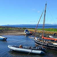 Buy canvas prints of Craft at Portencross. by Allan Durward Photography