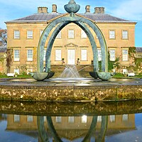 Buy canvas prints of Fountain at Dumfries House. by Allan Durward Photography