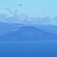 Buy canvas prints of Holy Isle and Arran by Allan Durward Photography