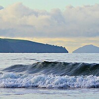 Buy canvas prints of A wave from Ayr by Allan Durward Photography