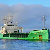 Buy canvas prints of Ship entering Ayr harbour  by Allan Durward Photography