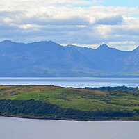 Buy canvas prints of Isle of Arran mountains by Allan Durward Photography