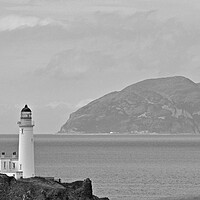 Buy canvas prints of Turnberry Lighthouse and Paddy`s Milestone. (Ailsa by Allan Durward Photography