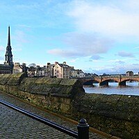 Buy canvas prints of Ayr, a town built on a river by Allan Durward Photography