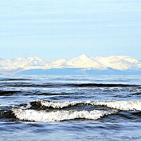 Buy canvas prints of Wintry Isle of Arran, Scotland. by Allan Durward Photography