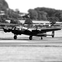 Buy canvas prints of Avro Lancaster take-off run by Allan Durward Photography