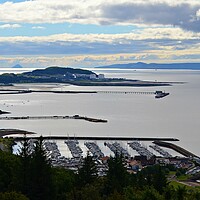 Buy canvas prints of Firth of Clyde view West from Largs by Allan Durward Photography