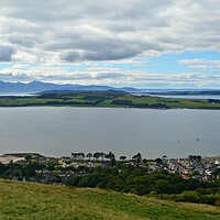 Buy canvas prints of Great Cumbrae and Arran view by Allan Durward Photography