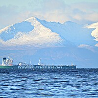 Buy canvas prints of Isle of Arran and the Lomonosov Prospect anchored  by Allan Durward Photography