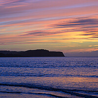 Buy canvas prints of Ayr sunset over Greenan castle by Allan Durward Photography