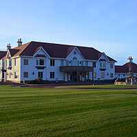 Buy canvas prints of Turnberry Golf Clubhouse by Allan Durward Photography