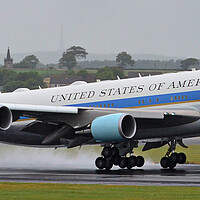 Buy canvas prints of Air Force One by Allan Durward Photography