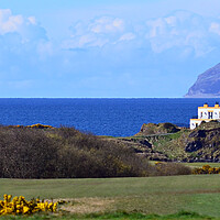 Buy canvas prints of Turnberry lighthouse and war memorial by Allan Durward Photography