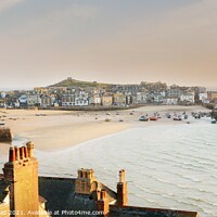 Buy canvas prints of St Ives Early Morning Light. by Neil Mottershead